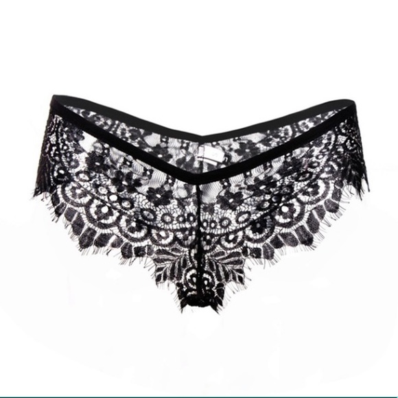 Lace Cheeky Shorts / Panties - Picture 8 of 15